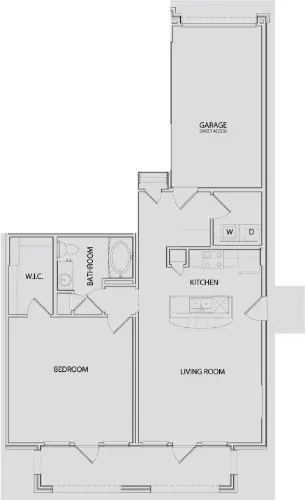 The Abbey at Medical Center San Antonio Floorplan 7