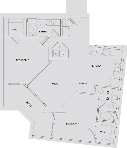 The Abbey at Medical Center San Antonio Floorplan 9