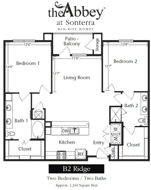 The Abbey at Sonterra San Antonio FloorPlan 6