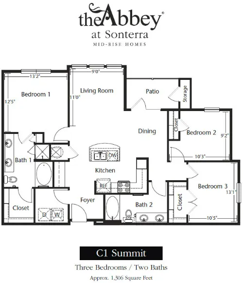 The Abbey at Sonterra San Antonio FloorPlan 7