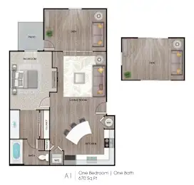 The Allure San Antonio Floorplan 1