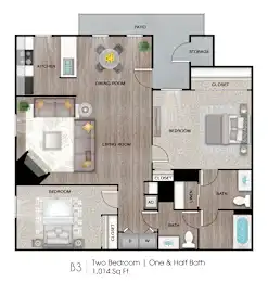 The Allure San Antonio Floorplan 5