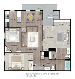 The Allure San Antonio Floorplan 6