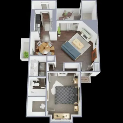 The Alto San Antonio FloorPlan 1