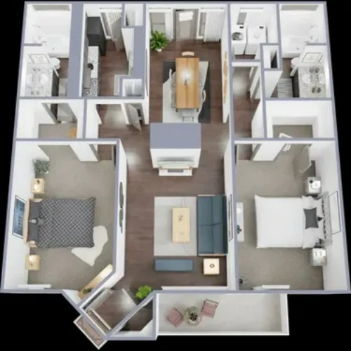The Alto San Antonio FloorPlan 5