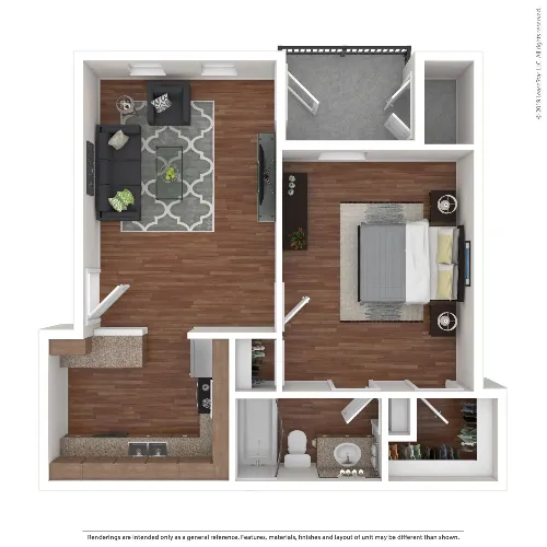 The Anderson at Brooks San Antonio FloorPlan 1