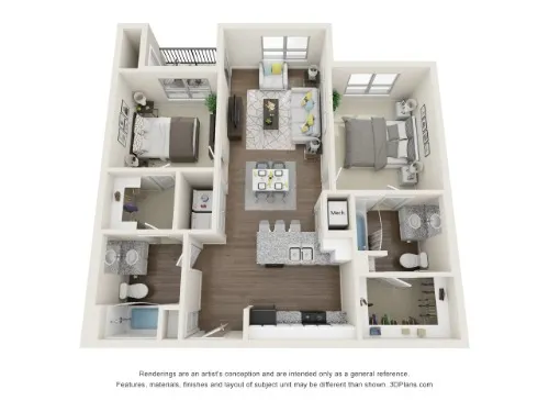The Arcadian floor plan 2