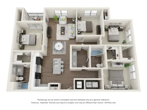 The Arcadian floor plan 5