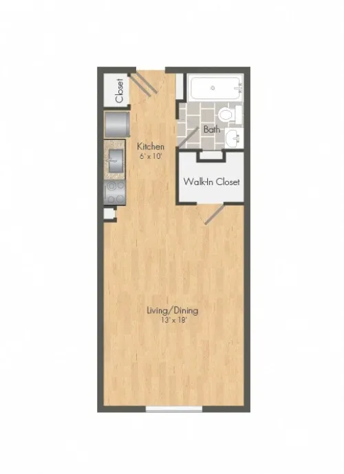 The Beverly floor plan 1