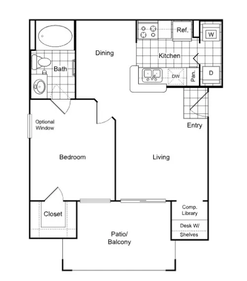 The Boulevard at Sonterra floor plan 1