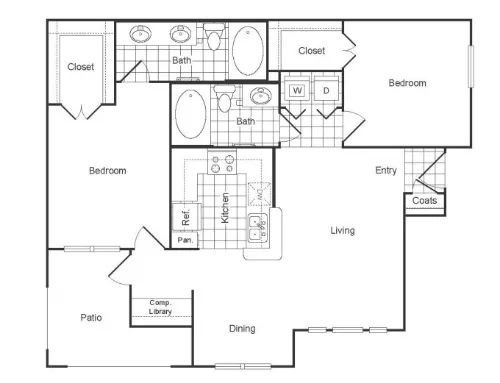 The Boulevard at Sonterra floor plan 12
