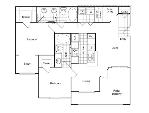 The Boulevard at Sonterra floor plan 13