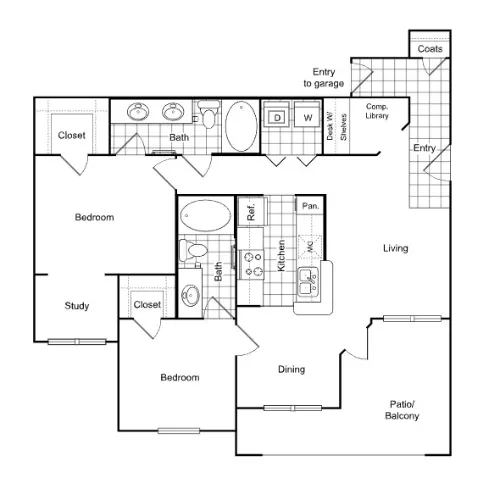 The Boulevard at Sonterra floor plan 15