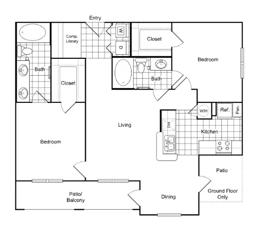 The Boulevard at Sonterra floor plan 17