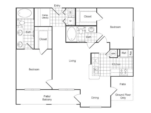 The Boulevard at Sonterra floor plan 18