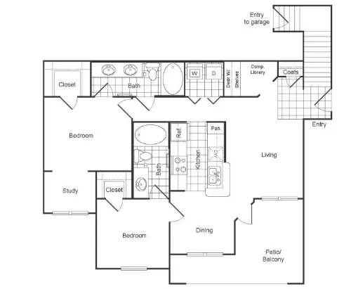The Boulevard at Sonterra floor plan 22
