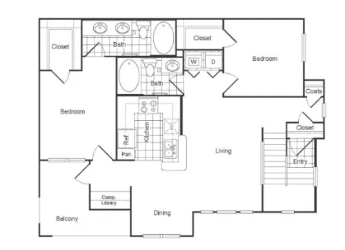 The Boulevard at Sonterra floor plan 24