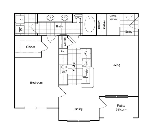 The Boulevard at Sonterra floor plan 5