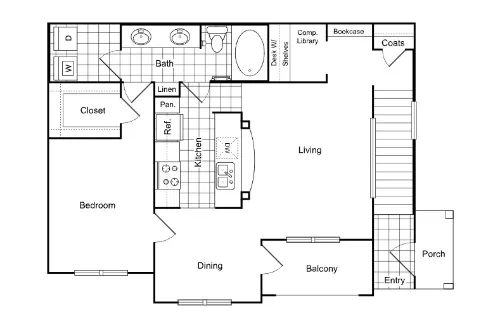 The Boulevard at Sonterra floor plan 7