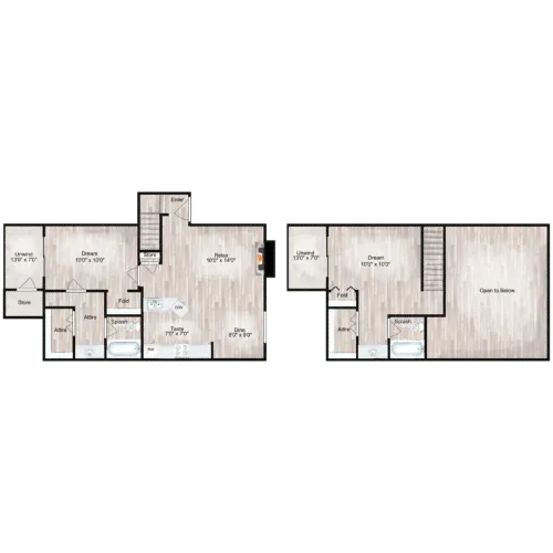 The Branch at Medical Center San Antonio Floorplan 6