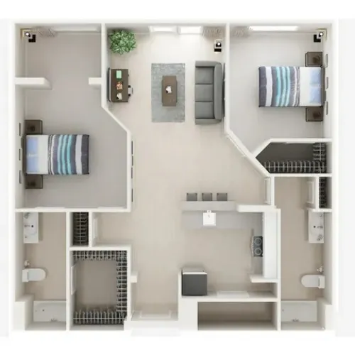 The Edge Lubbock FloorPlan 1