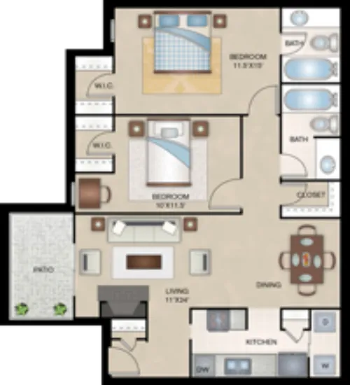 The Enclave Lubbock FloorPlan 4