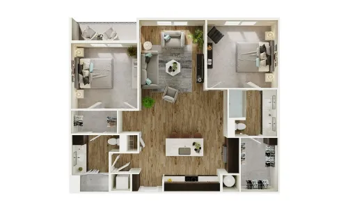 The Flats at River North San Antonio FloorPlan 11