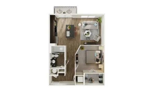 The Flats at River North San Antonio FloorPlan 3