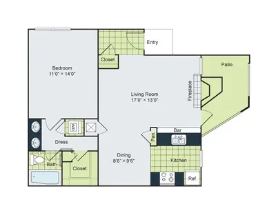 The Henry B San Antonio Floorplan 3