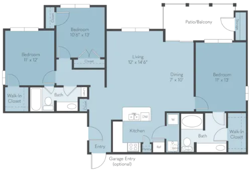 The Highline San Antonio FloorPlan 12