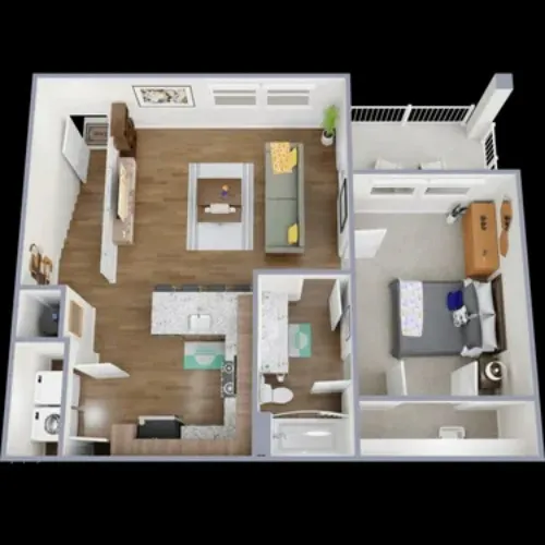 The Hudson at Orchard Park Lubbock FloorPlan 1