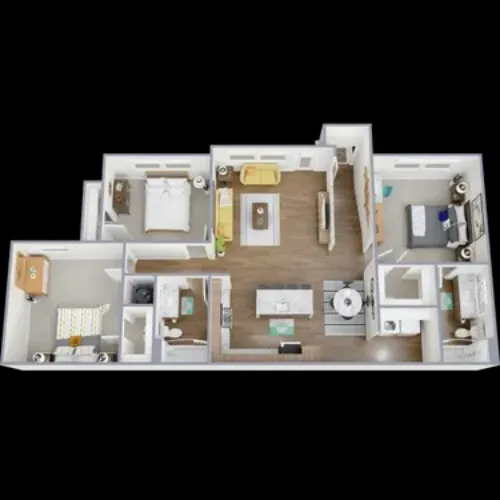 The Hudson at Orchard Park Lubbock FloorPlan 9