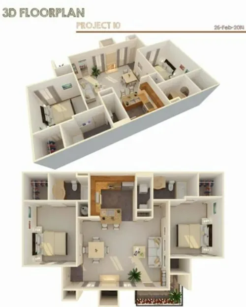 The Icon at Lubbock FloorPlan 5