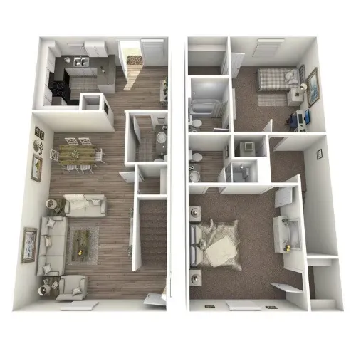 The Jackson San Antonio Floorplan 4