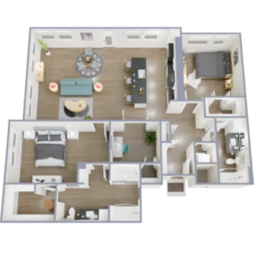 The Josephine San Antonio Floorplan 10