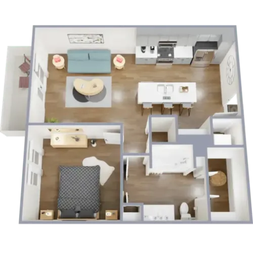 The Josephine San Antonio Floorplan 3
