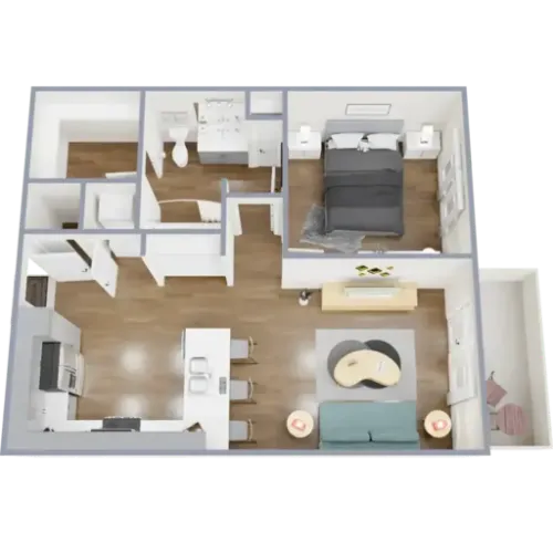 The Josephine San Antonio Floorplan 4