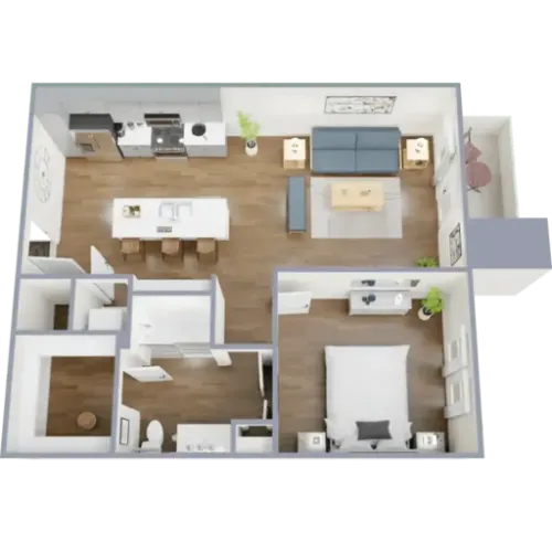 The Josephine San Antonio Floorplan 5