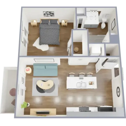 The Josephine San Antonio Floorplan 6