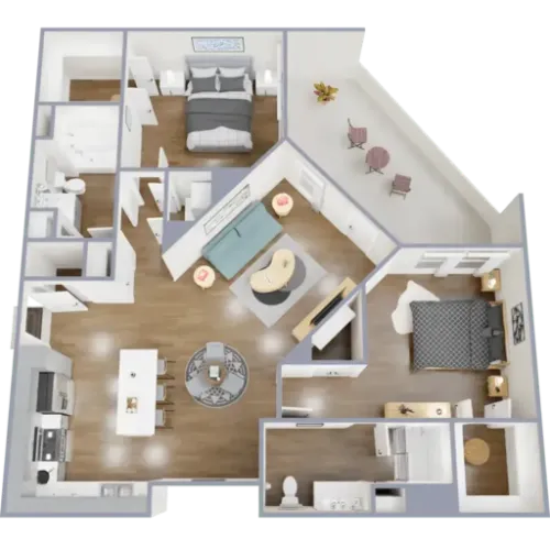 The Josephine San Antonio Floorplan 8
