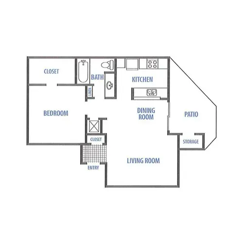 The Landing Apartments San Antonio FloorPlan 3