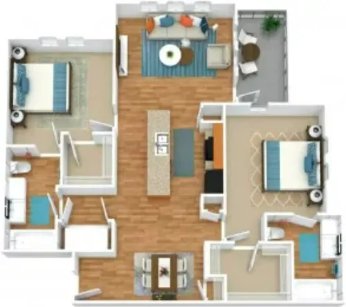 The Landings at Brooks City-Base San Antonio FloorPlan 8
