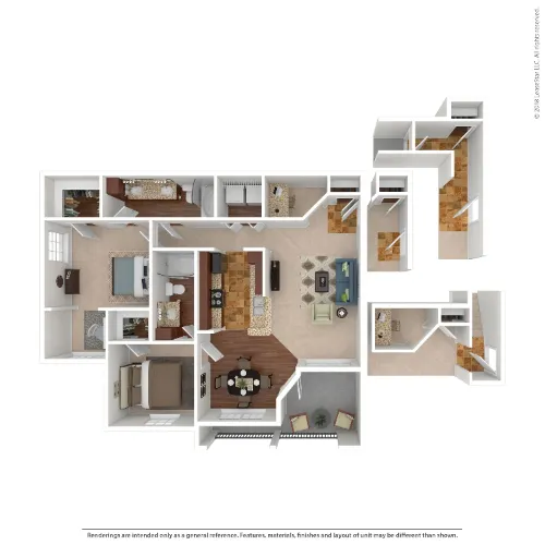 The Lodge At Westover Hills San Antonio Floorplan 13