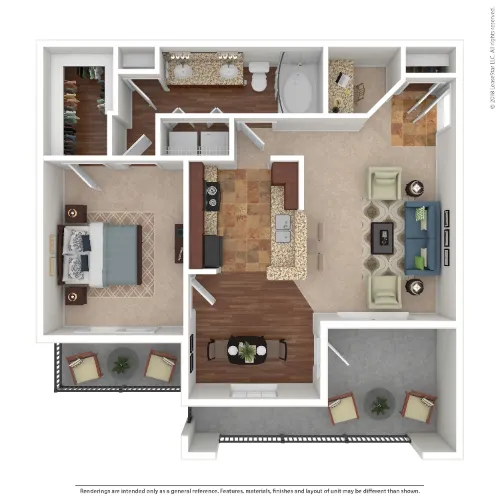 The Lodge At Westover Hills San Antonio Floorplan 2