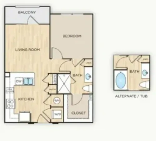 The Mark at Huebner Oaks San Antonio FloorPlan 1