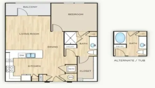 The Mark at Huebner Oaks San Antonio FloorPlan 2