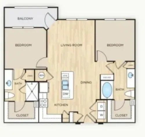 The Mark at Huebner Oaks San Antonio FloorPlan 3