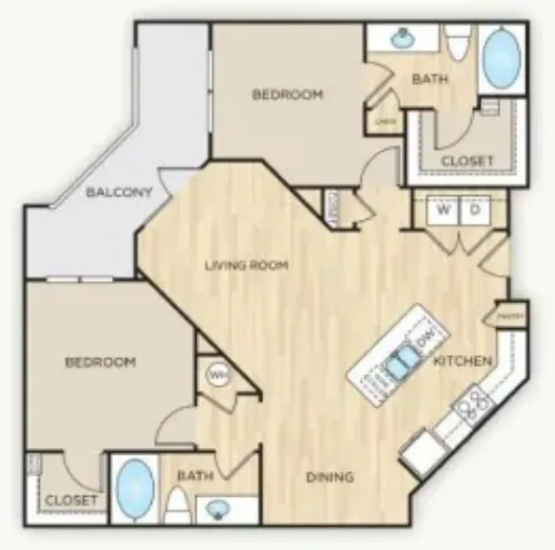 The Mark at Huebner Oaks San Antonio FloorPlan 4