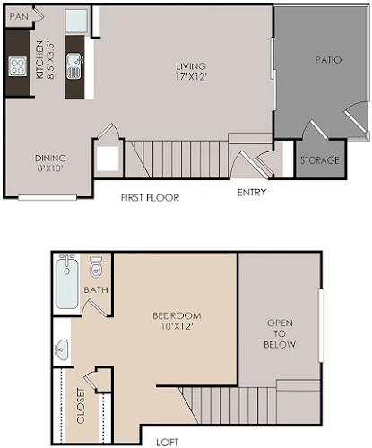 The Mission at Medical Apartments San Antonio Floorplan 7