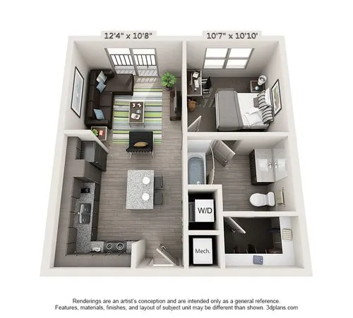 The Oasis San Antonio Floorplan 1